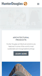 Mobile Screenshot of hunterdouglasgroup.com